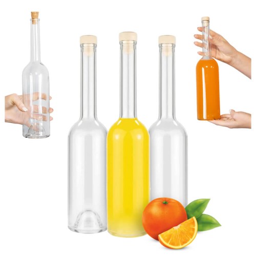 Butelka z dluga szyjka Fenice 500ml Bimberek zestaw