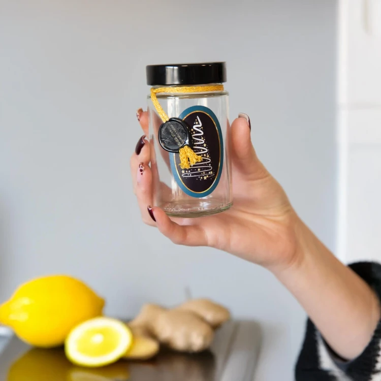 zdobiony swiateczny Sloiczek Aria 245ml bimberek
