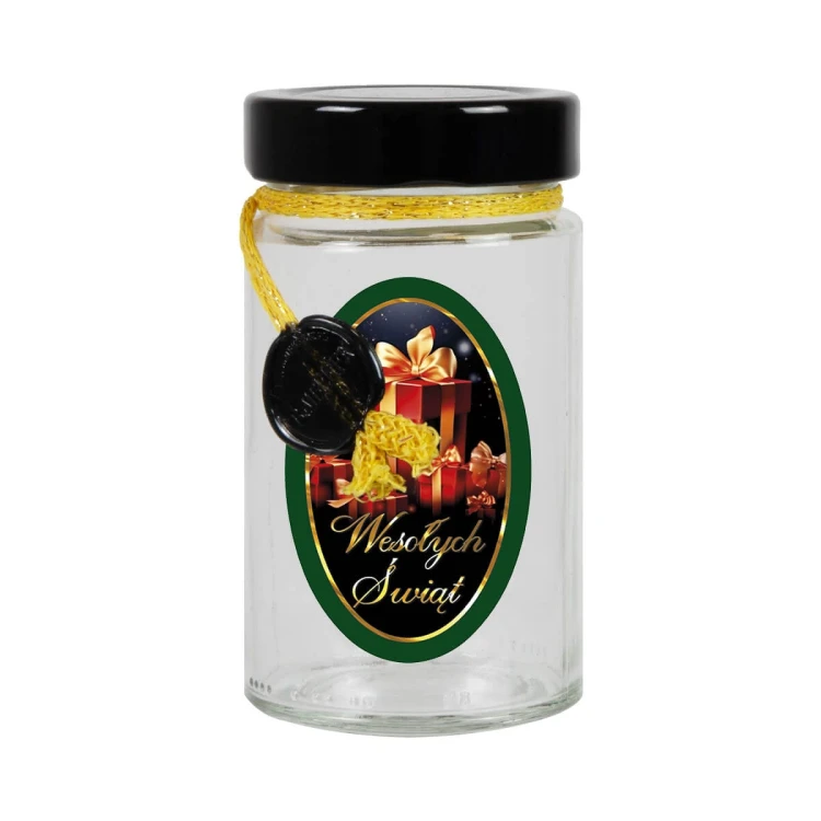 Sloik swiateczny Aria 245ml bimberek wzor 1