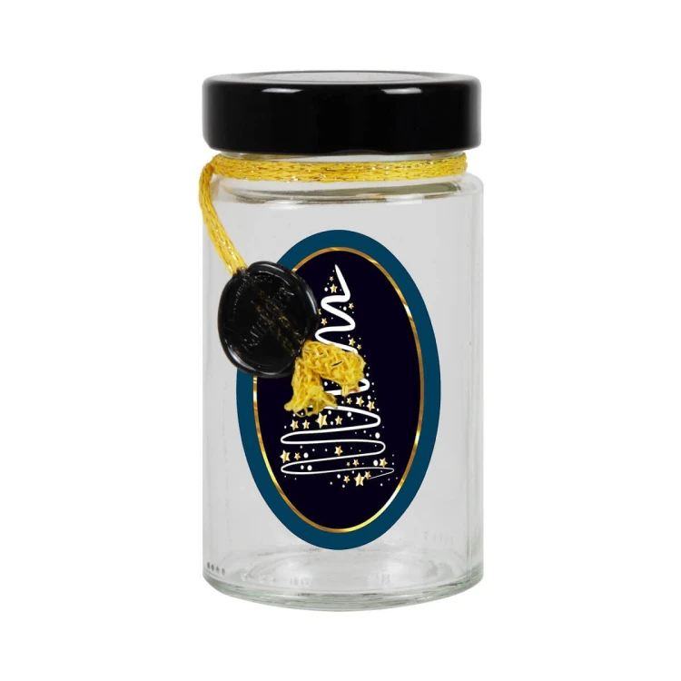Sloik swiateczny Aria 245ml bimberek wzor 3