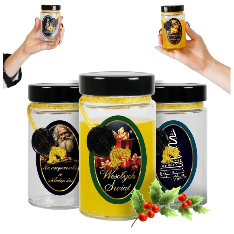 Sloik swiateczny Aria 245ml bimberek zestaw