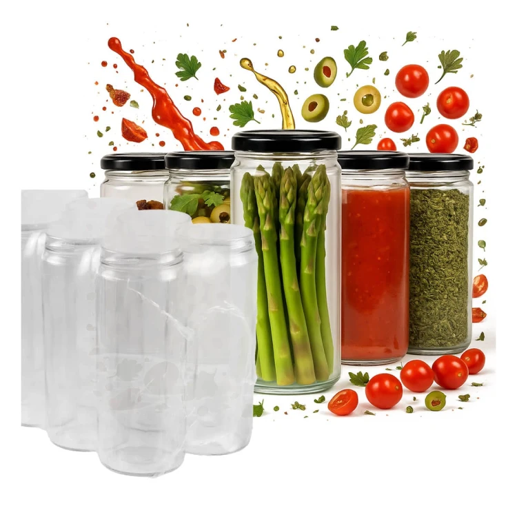 Wysoki sloik 500ml long na szparagi, hurt bimberek zgrzewka