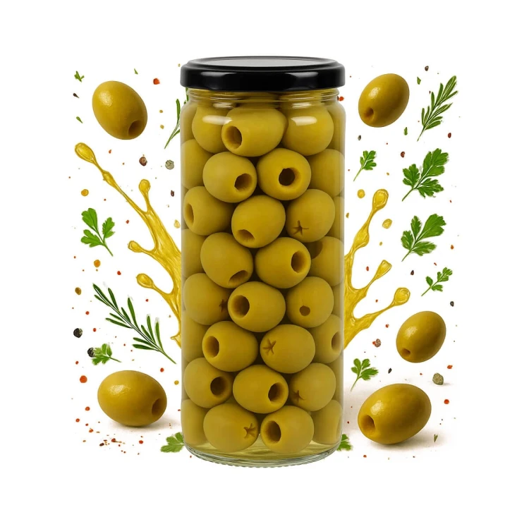 Wysoki sloik 500ml long na oliwki bimberek