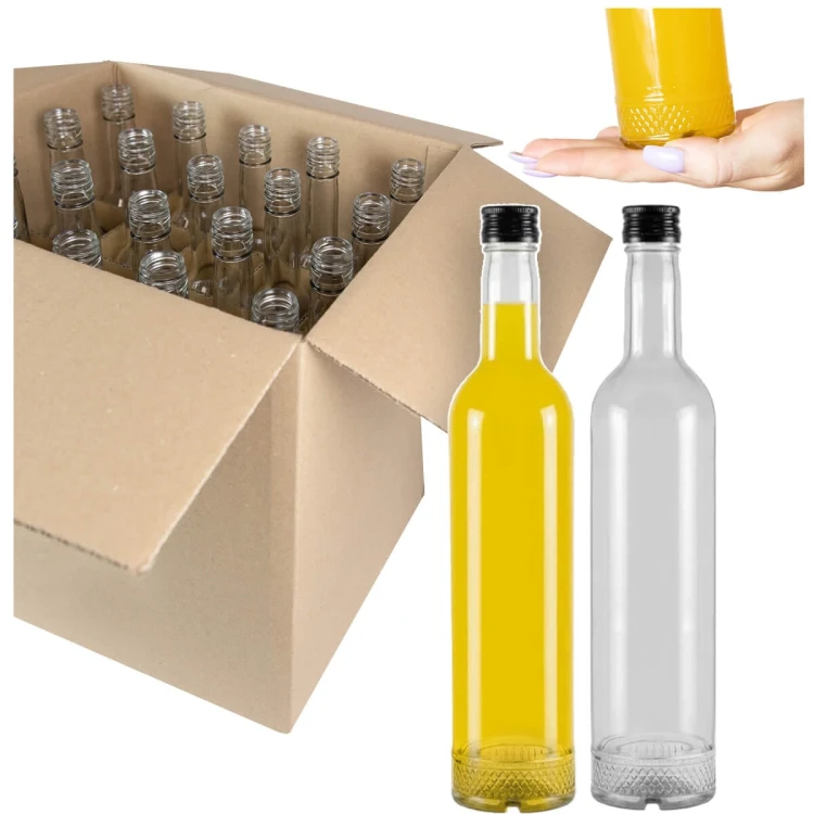 Butelki krysztal w kartonie z kratownica bimberek sklep