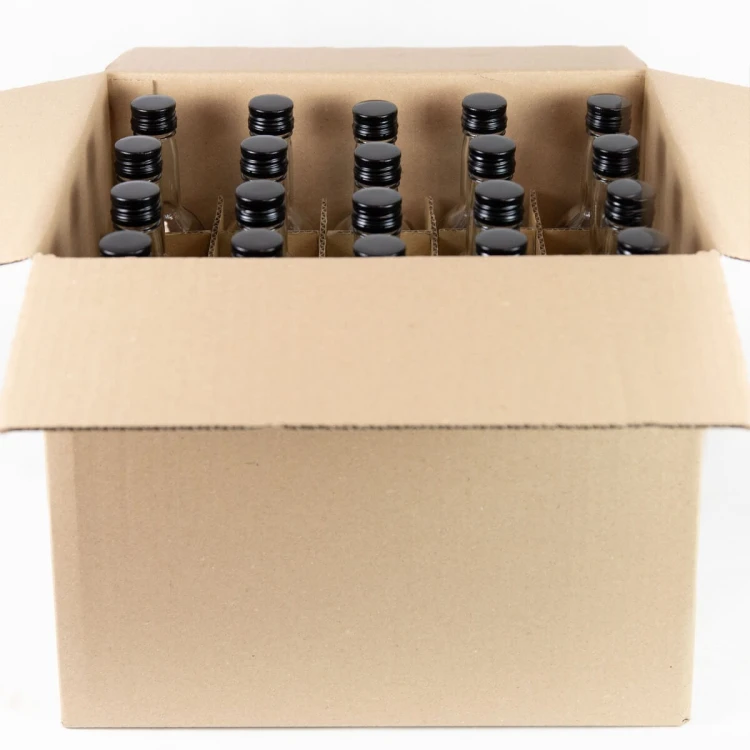 Butelki krysztal 500ml w kartonie z kratownica bimberek