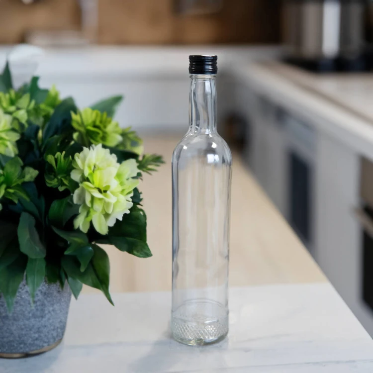 Ozdobna butelka na nalewki wina likiery Krysztal 500ml Bimberek