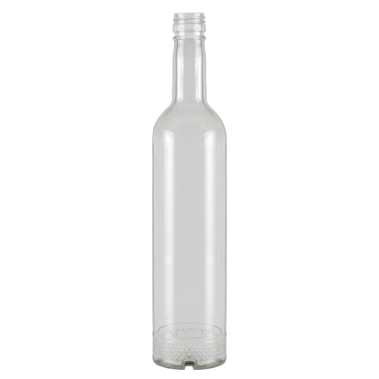 butelka szklana na wina, nalewki Krysztal 500ml Bimberek