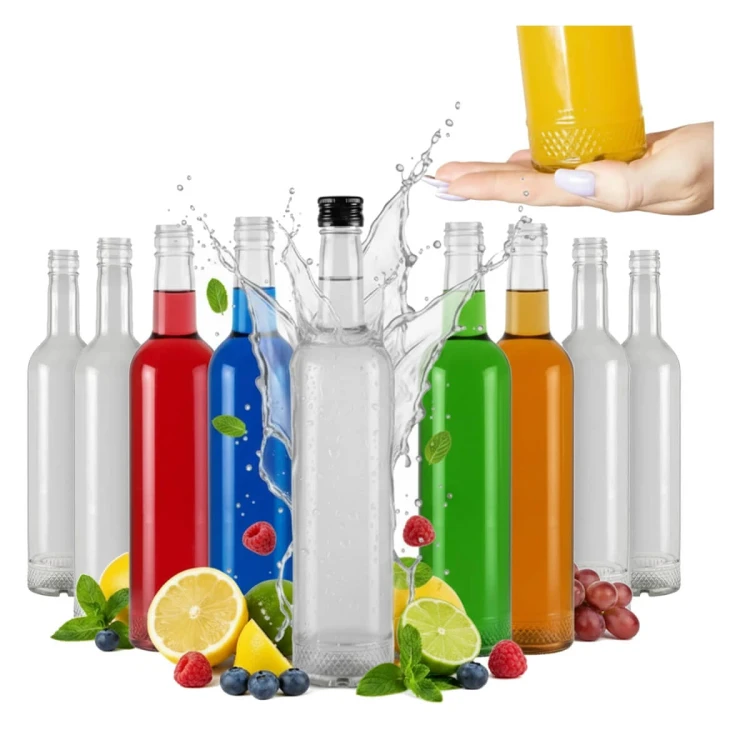 hurt Butelka Krysztal 500ml szklane butelki bimberek