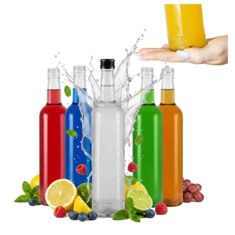 zestaw Butelka Krysztal 500ml szklane butelki bimberek