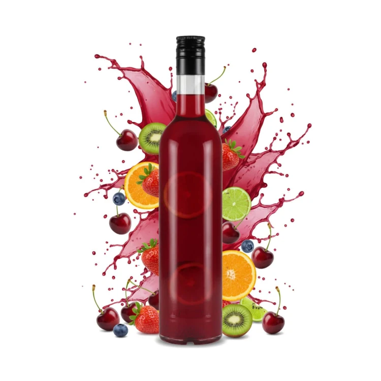 ozdobna Butelka Krysztal 500ml bimberek