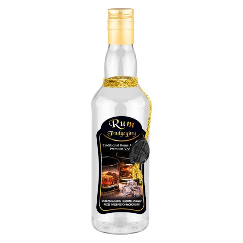 Butelka ozobna ze sznurkiem Monopol Bimberek rum