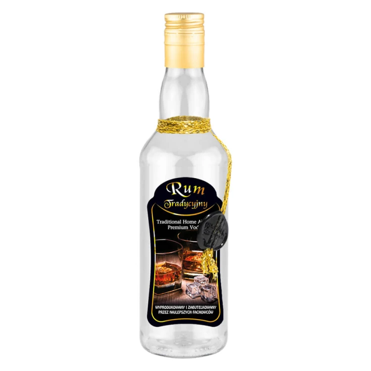 Butelka ozobna ze sznurkiem Monopol Bimberek rum