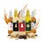 Swiateczna butelka Monopol 500ml krecona komplet