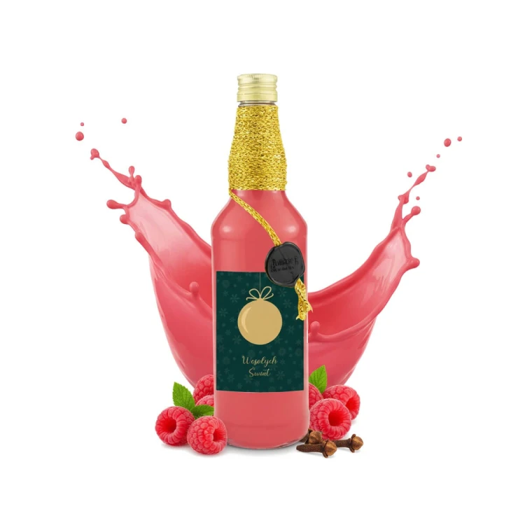 piekna Swiateczna butelka Monopol 500ml krecona