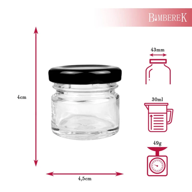 Sloiczek 30ml Bimberek wymiary