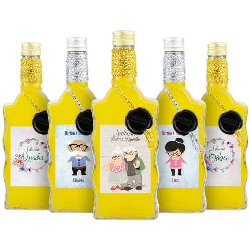 Butelka FALA 500ml na Dzień babci i dziadka Bimberek