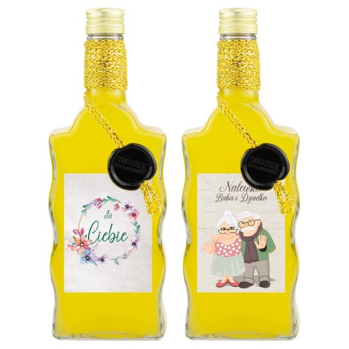 Butelka FALA 0,5l na Dzień babci i dziadka Bimberek
