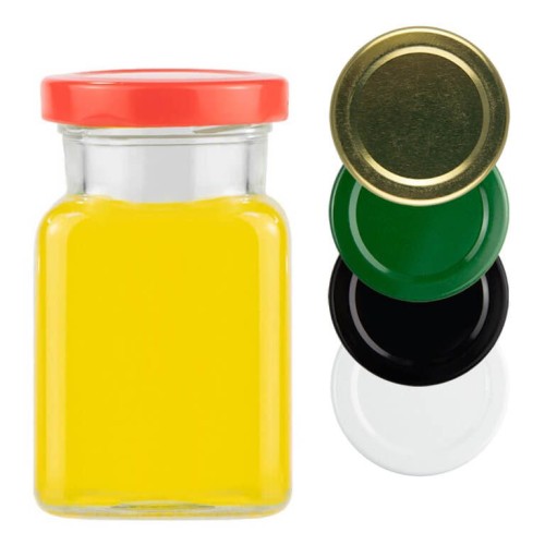 Szklany słoik kwadratowy na przyprawy przetwory 150ml Bimberek