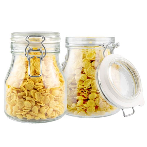 Szklany pojemnik Comfort 790ml Bimberek Słój do przechowywania