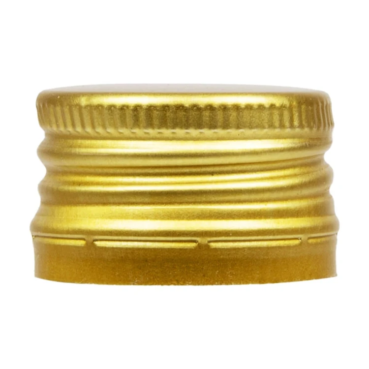 Bimberek zakretka aluminiowa 28x18mm zlota