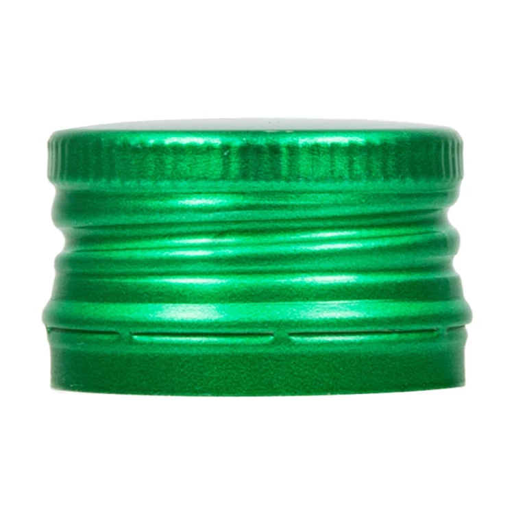 Bimberek zakretka aluminiowa 28x18mm zielona