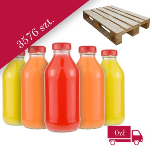 Butelka na sok soczek hurt paleta bimberek 3576szt.