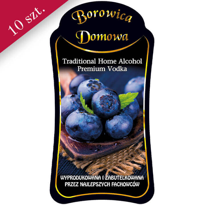 etykieta premium borowica bimberek