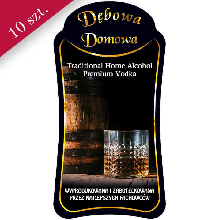 etykieta premium dębowa bimberek
