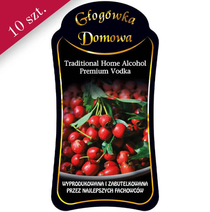 etykieta premium głogówka bimberek