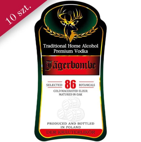 etykieta premium jagerbombe bimberek