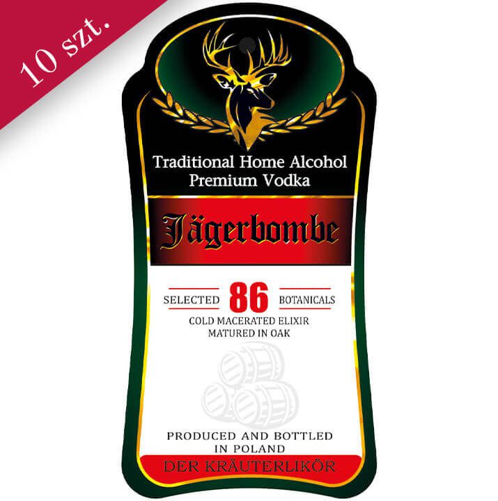 etykieta premium jagerbombe bimberek