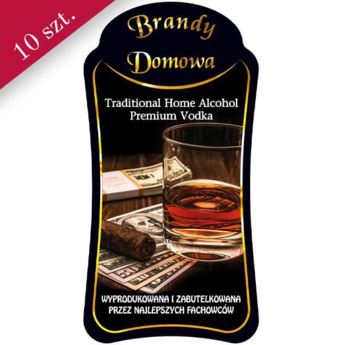 etykieta premium na brandy brendy bimberek