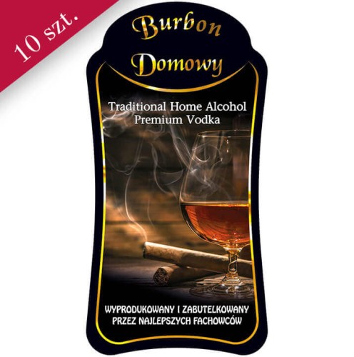 etykieta premium na burbon bimberek