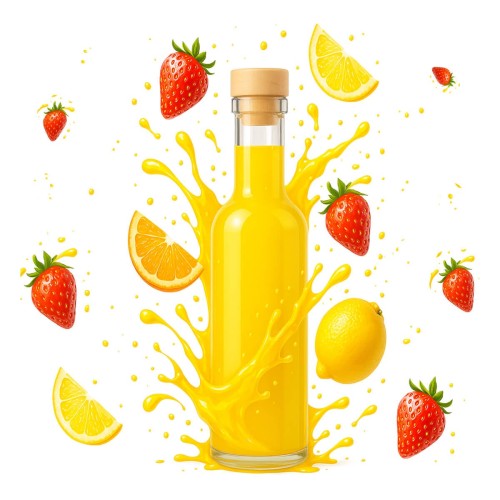 ozdobna Butelka Futura z napisem 250ml bimberek zestaw