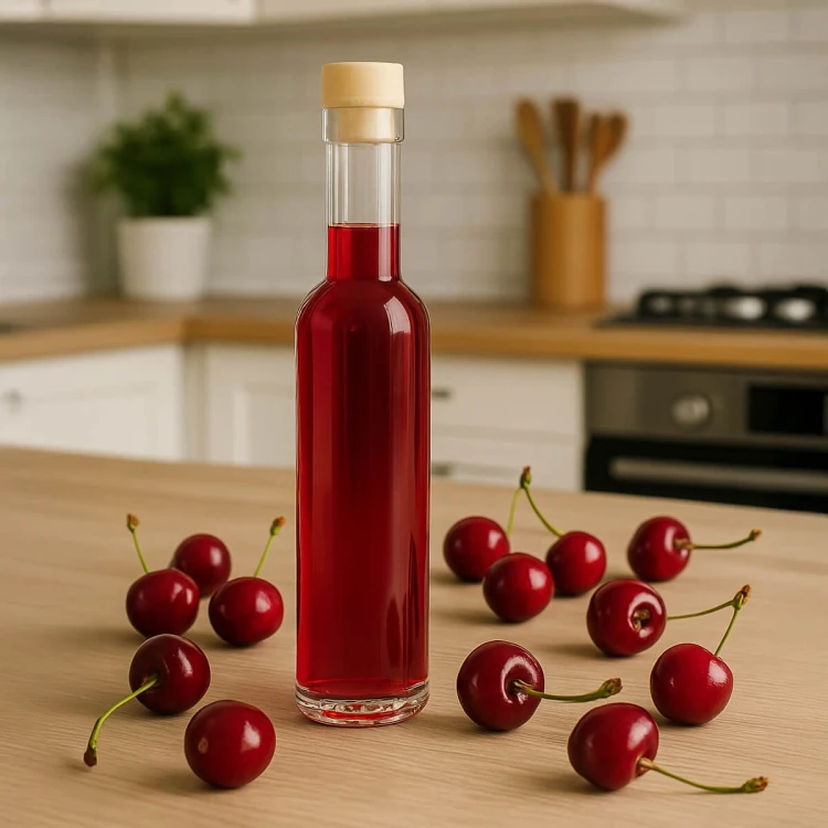 Butelka Futura z napisem 250ml bimberek zestaw wisniowka