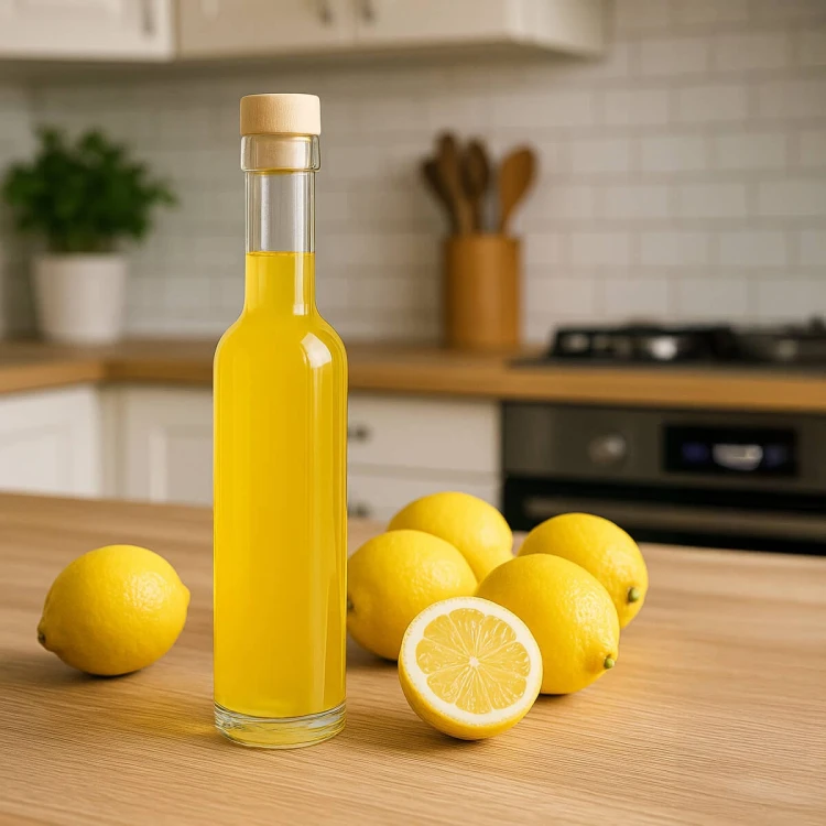 Butelka Futura z napisem 250ml bimberek zestaw cytrynowka