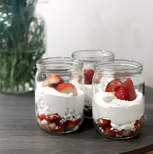 Słoik z korkiem 500ml na deser w słoiku Bimberek