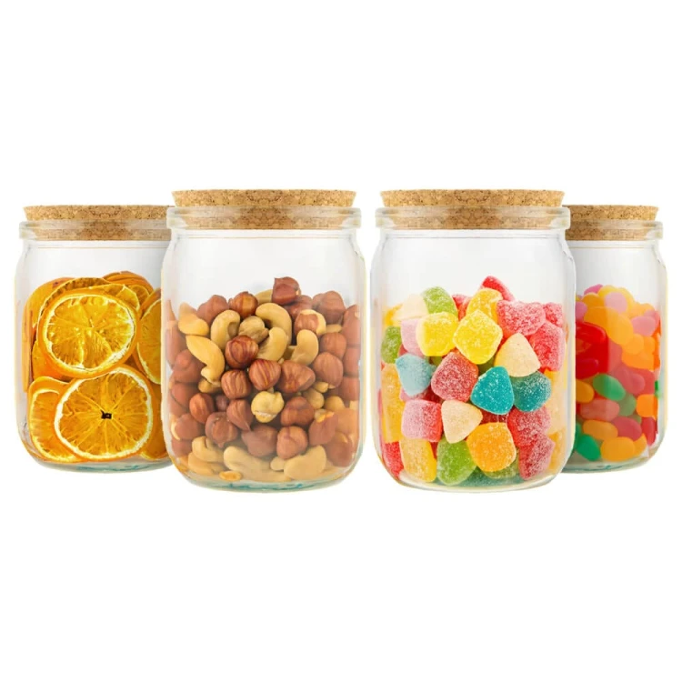 szklany Słoik z korkiem 500ml Bimberek