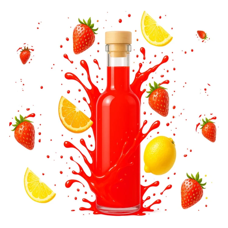 szklana Butelka Futura z napisem 250ml bimberek zestaw