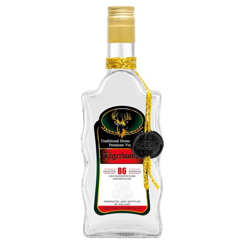 Butelka ozobna ze sznurkiem Fala Bimberek jagermeister