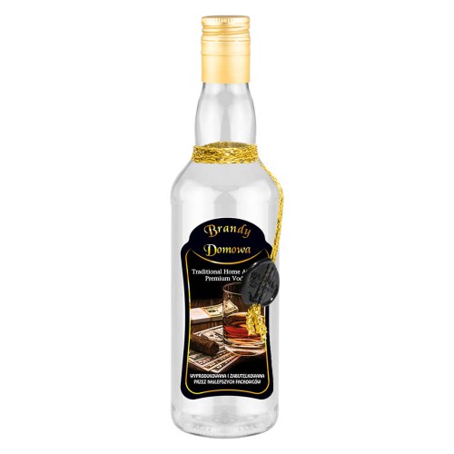 Butelka ozobna ze sznurkiem Monopol Bimberek brandy