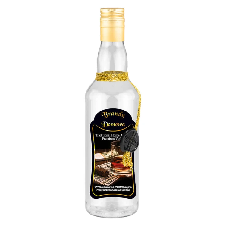Butelka ozobna ze sznurkiem Monopol Bimberek brandy