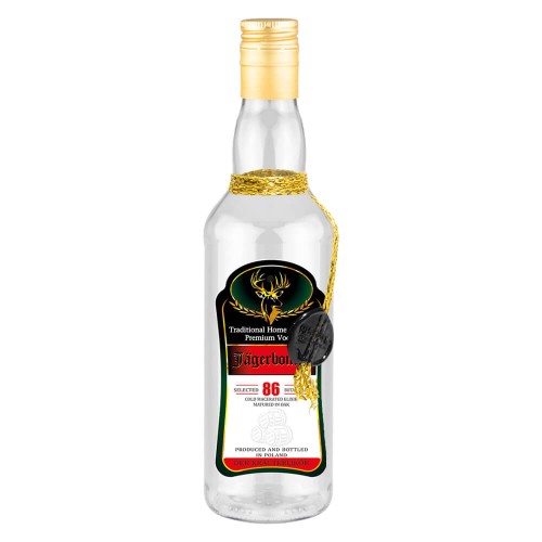 Butelka ozobna ze sznurkiem Monopol Bimberek jagermeister