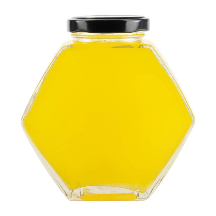 szklany Słoik sześciokątny 280ml hexagon Bimberek