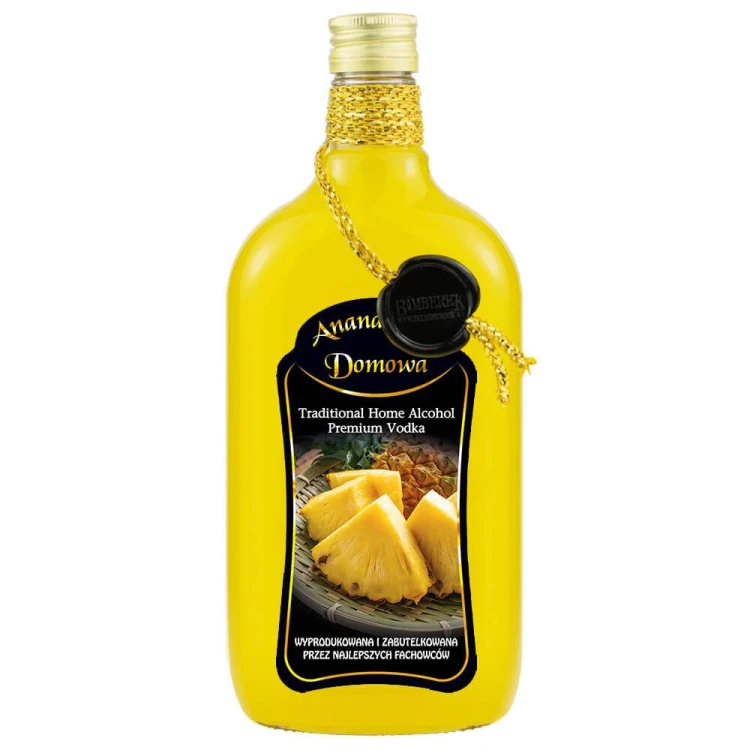 Butelka ozdobna Klasyk Bimberek Ananas