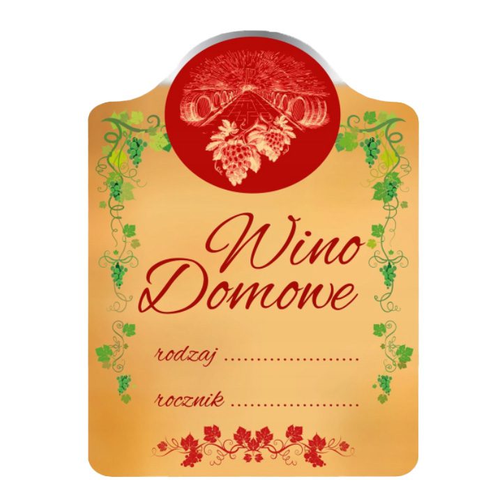 Naklejki na wino domowe bimberek sklep