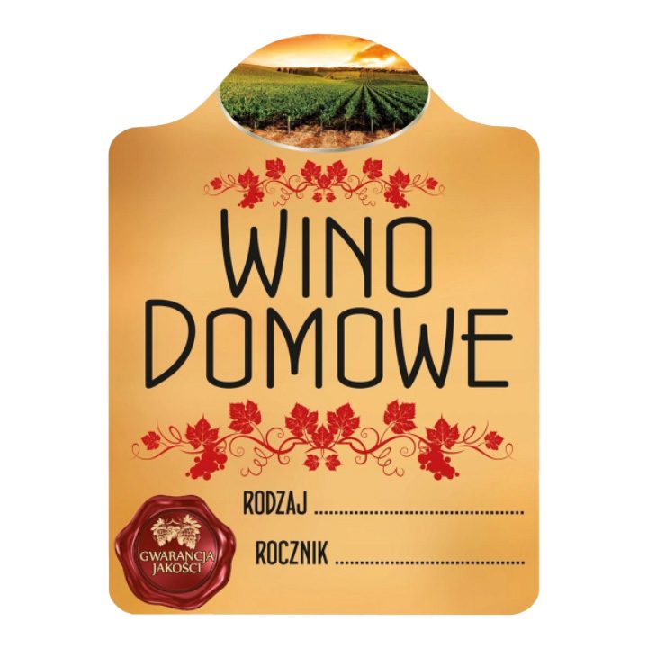 Naklejki na wino domowe bimberek