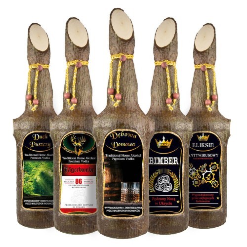 Bimberek Butelka drzewo Bimber