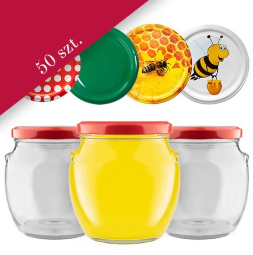 Słoik 520ml Amfora zestaw 50sztyk bimberek