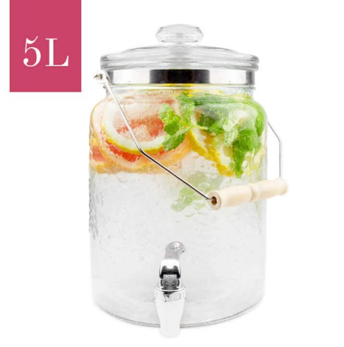 Słój na lemoniadę z kranem 5l Bimberek